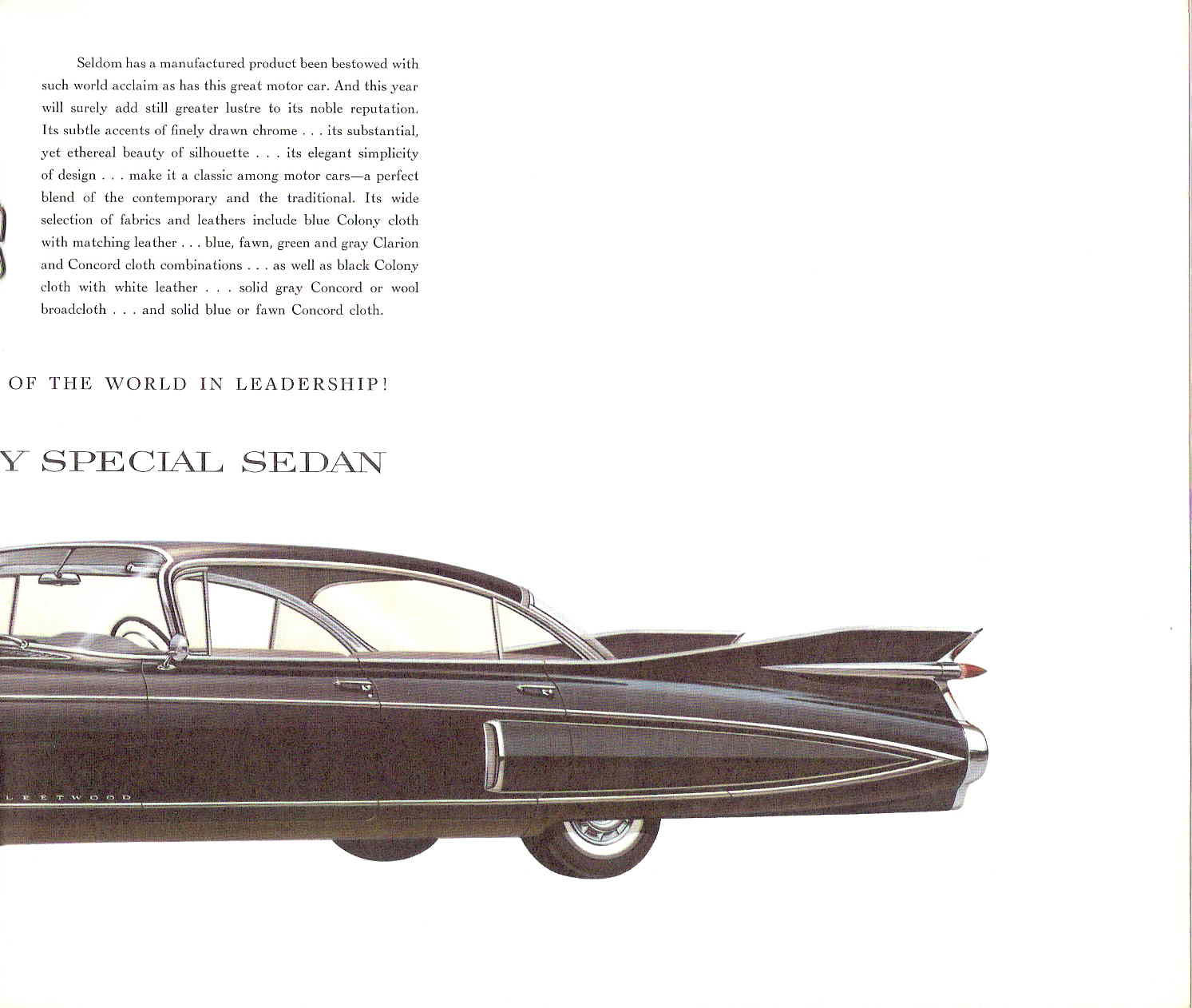 1959 Cadillac Brochure Page 9
